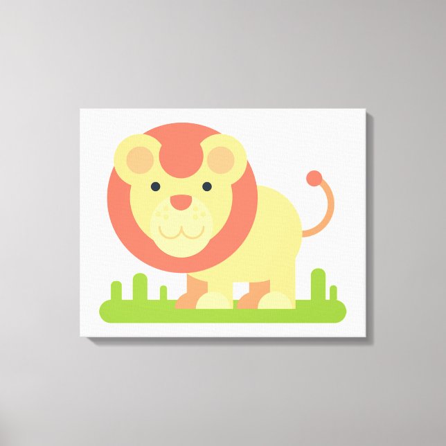 Lion Canvas Print (Front)