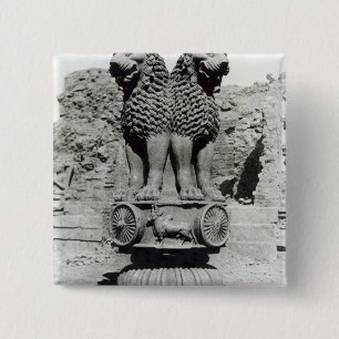Lion capital from the Pillar of Emperor Ashoka Button