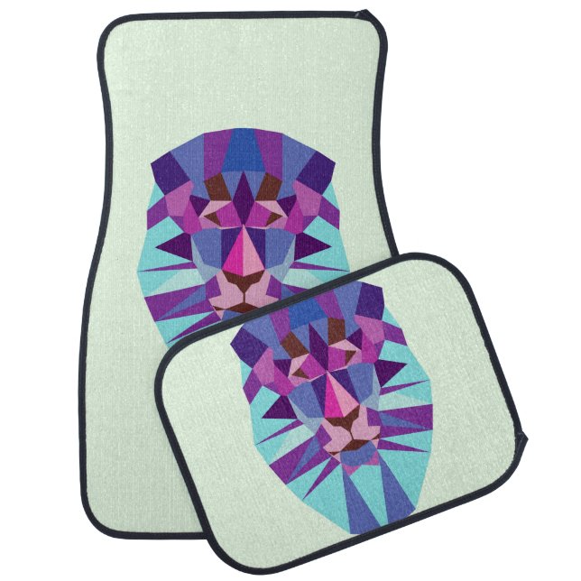 Lion Car Floor Mat (Set)