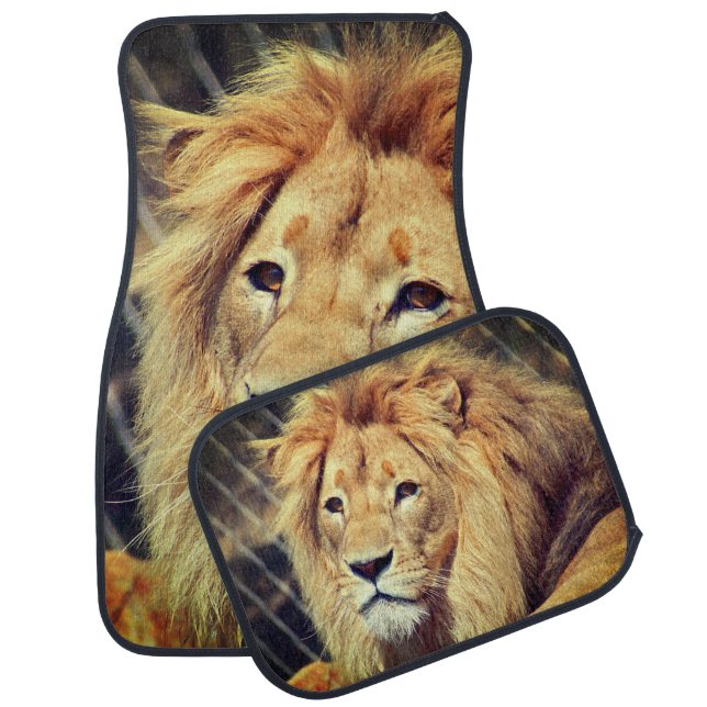 Lion Car Floor Mat (Set)
