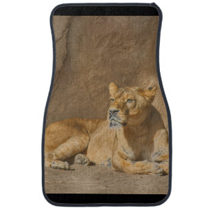 Lion car floor mat