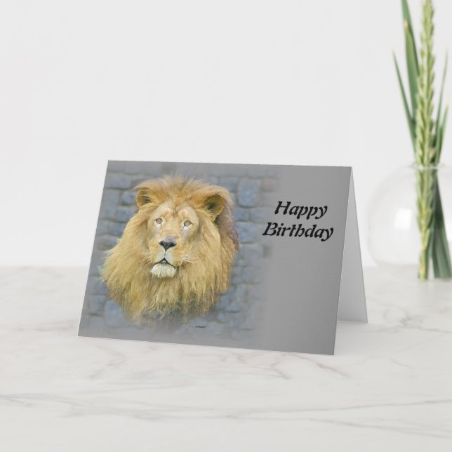 lion card (Front)
