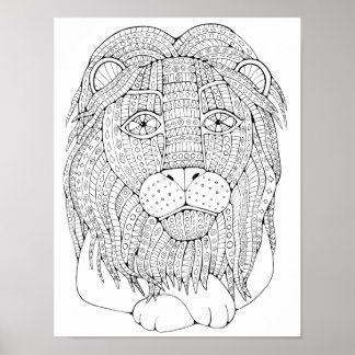 Adult Coloring Posters | Zazzle