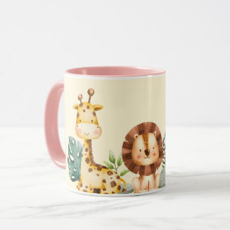 Lion ceramic mug