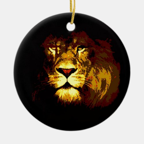 Lion Ceramic Ornament