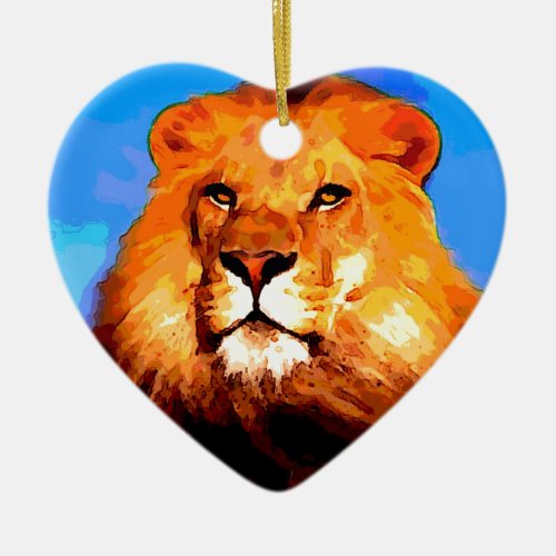 Lion Ceramic Ornament