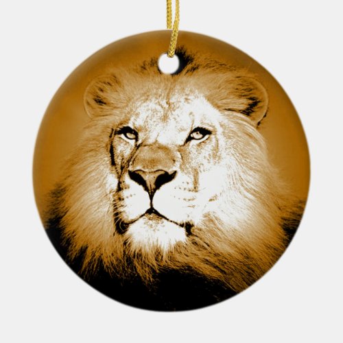 Lion Ceramic Ornament