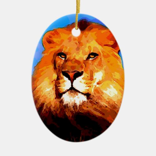 Lion Ceramic Ornament