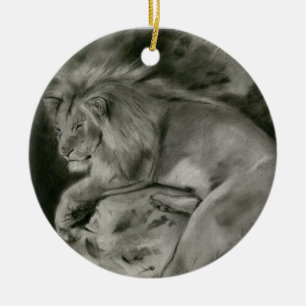 Lion Ceramic Ornament