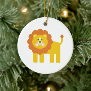 Lion Ceramic Ornament