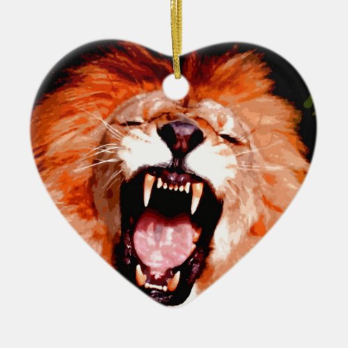 Lion Ceramic Ornament