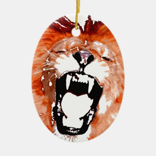Lion Ceramic Ornament