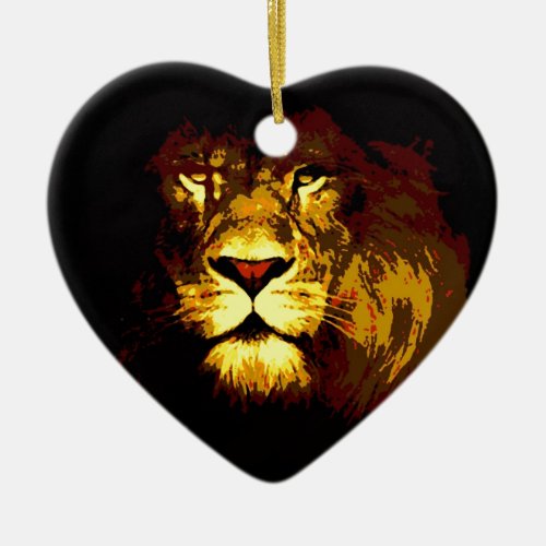 Lion Ceramic Ornament