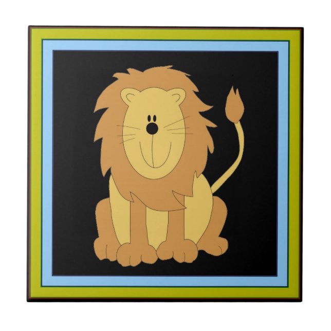 Lion Ceramic Tile (Front)