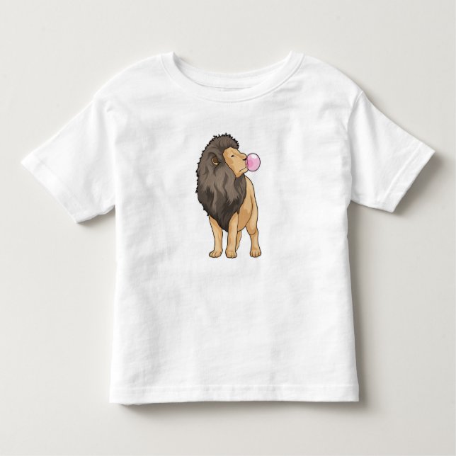 Lion Chewing gum Toddler T-shirt (Front)