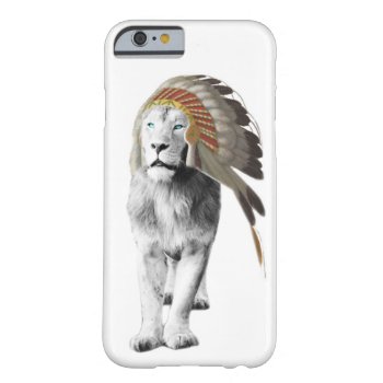 Lion Chief Barely There Iphone 6 Case by BluePress at Zazzle