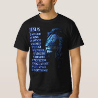 Lion Christian Jesus Is My God King Lord Savior