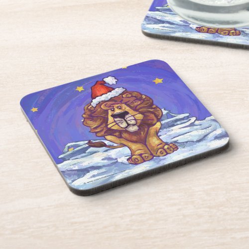 Lion Christmas Coaster