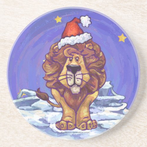 Lion Christmas Coaster