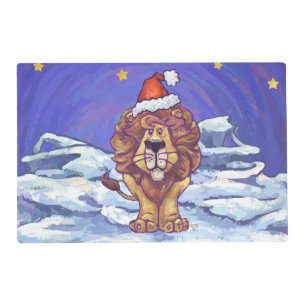 Lion Christmas Placemat