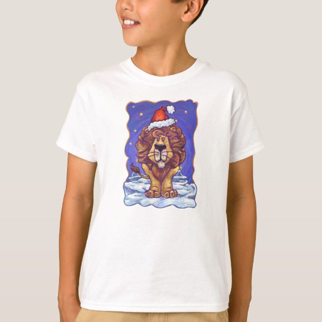Lion Christmas T-Shirt (Front)