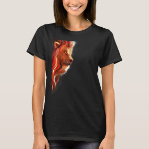 Lion Claw Strong Eyes Warrior Hunter Big Cat Angel T-Shirt