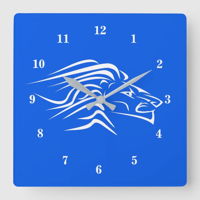 Lion Clock - Your Colors (Front)