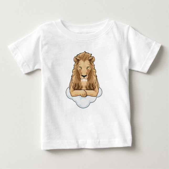 Lion Clouds Baby T-Shirt (Front)