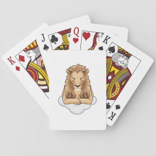 Lion Clouds Playing Cards