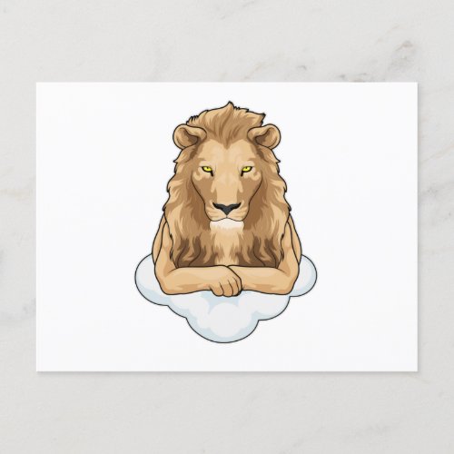 Lion Clouds Postcard