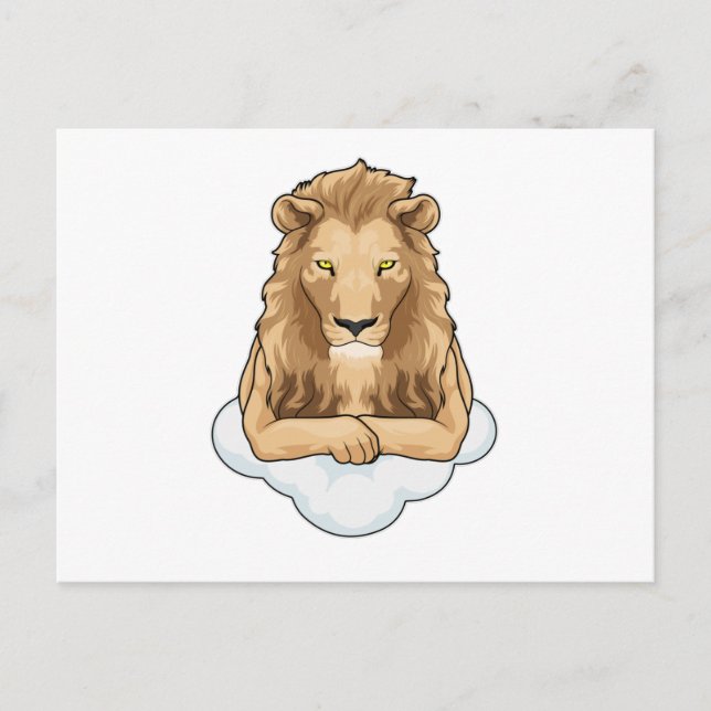 Lion Clouds Postcard (Front)