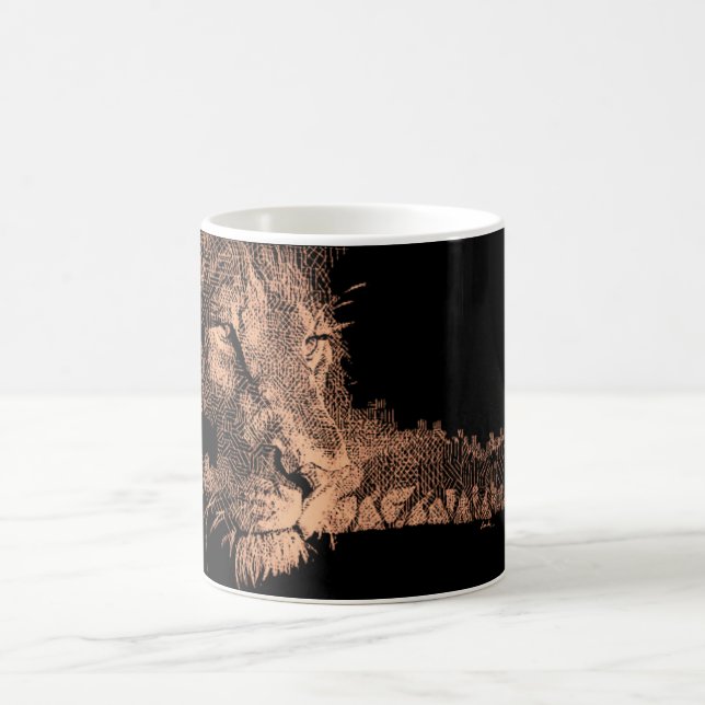 lion coffee mug (Center)