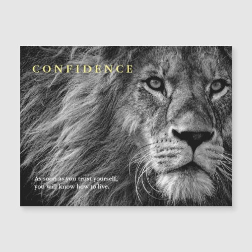 Lion Confidence Quote Inspirational