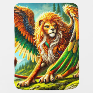 Lion Creature Baby Blanket