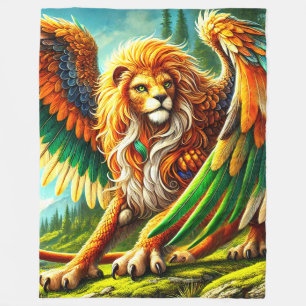 Lion Creature Fleece Blanket