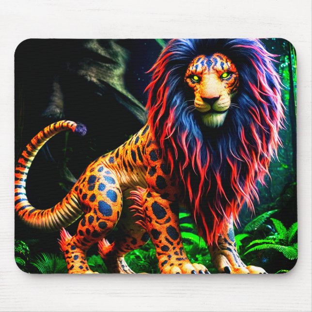Lion Creature Mouse Pad (Front)