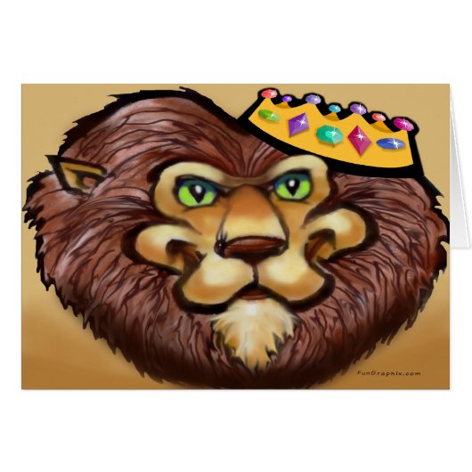 Lion Crown Cards (Front Horizontal)