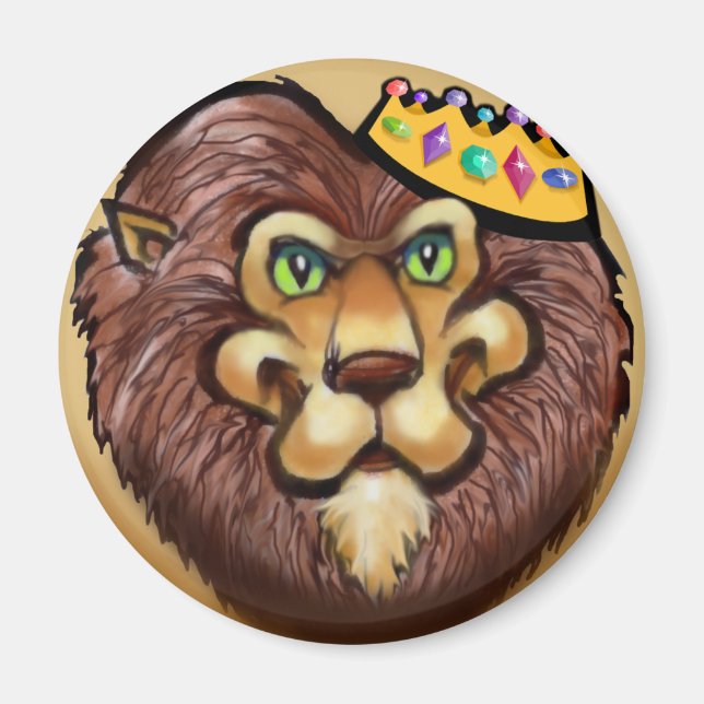 Lion Crown Magnet (Front)