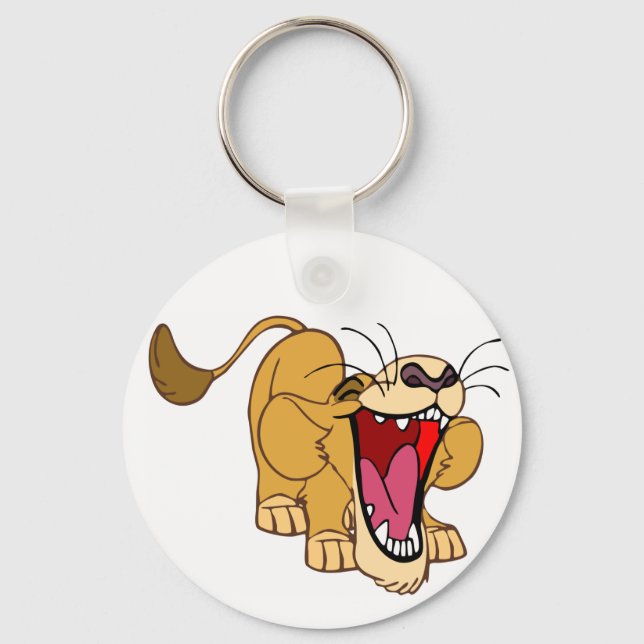 Lion cub cartoon keychain (Front)