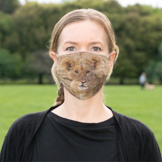 Lion Cub Face Mask (Outside)
