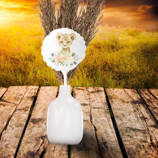 Lion Cub Floral Decoration Balloon (Creator Uploaded)