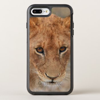 Lion Cub Otterbox Symmetry Iphone 8 Plus/7 Plus Case by wildlifecollection at Zazzle