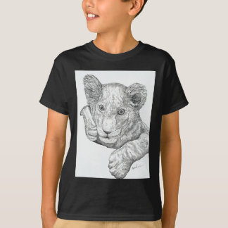 Lion Cub Pen and Ink T-Shirt