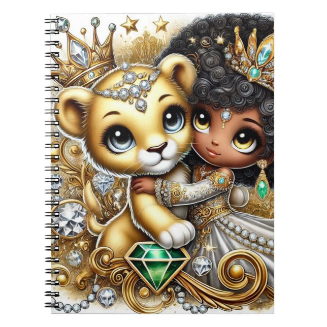 Lion Cub & Princess Notebook (Front)