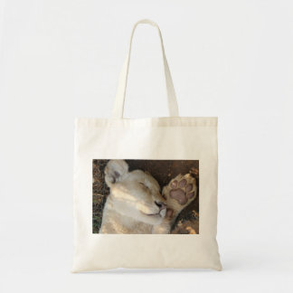 Lion cub tote bag