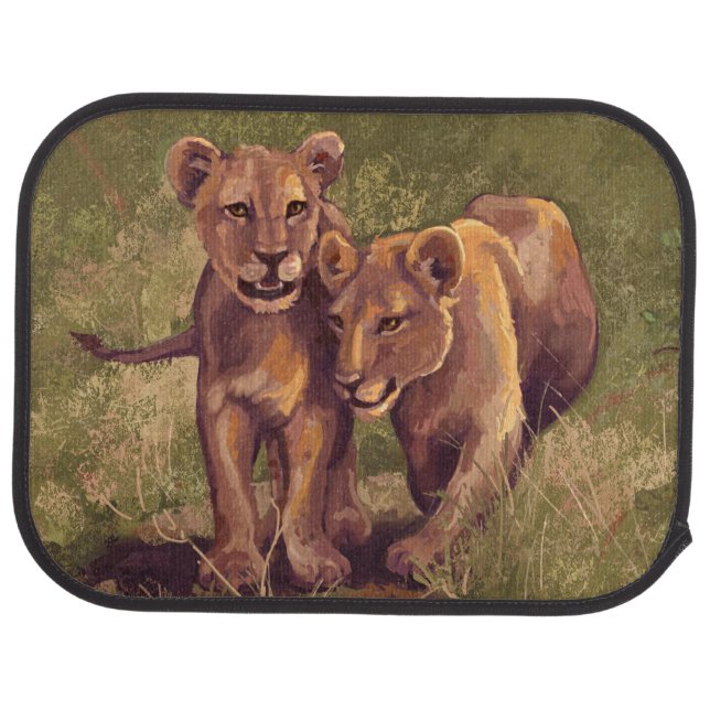 Lion Cubs Car Mat (Rear)