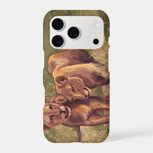 Lion Cubs Case-Mate iPhone Case (Back)