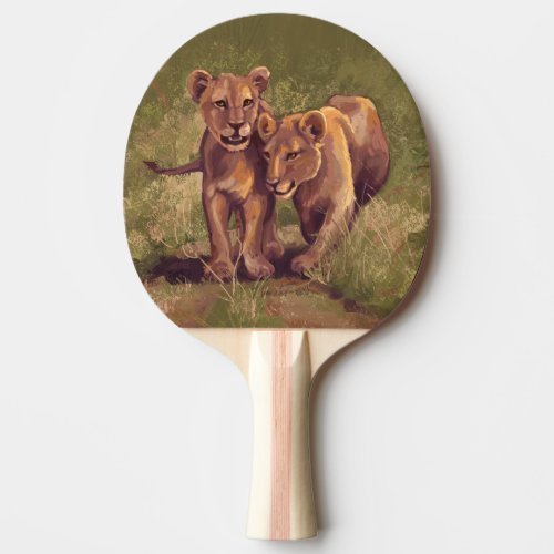 Lion Cubs Ping_Pong Paddle