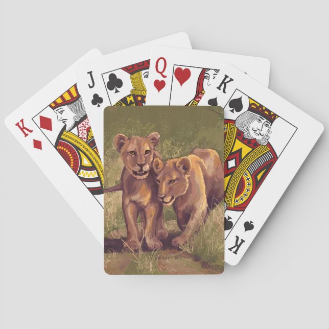 Lion Cubs Poker Cards (Back)