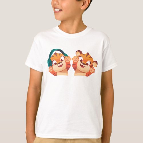 Lion Cubs T_Shirt Design for Kids